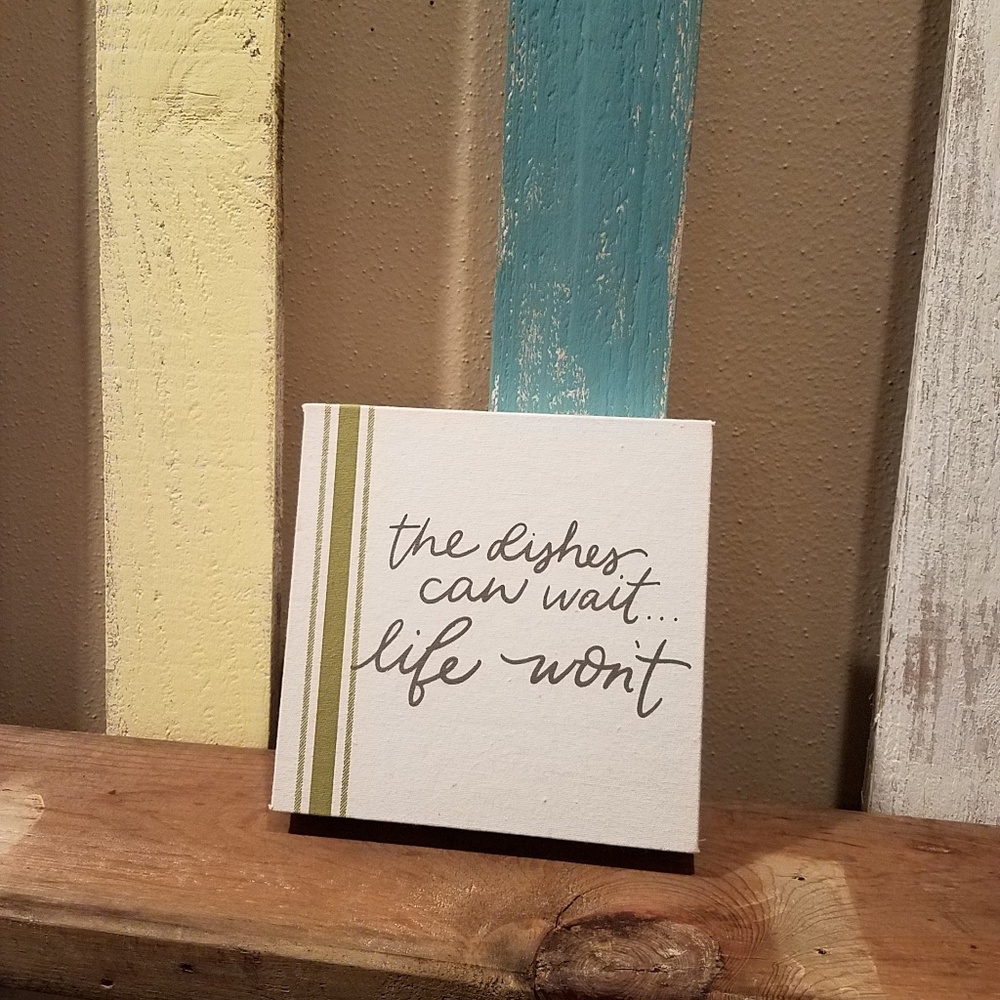 Brand new wood farmhouse style home decor